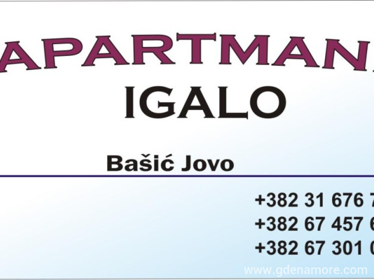 Apartmani Ana Marija, privatni smeštaj u mestu Igalo, Crna Gora